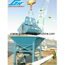 Fixed Type Hopper and Electro-Hydraulic Clamshell Grab